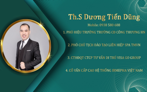 Th.S Dương Tiến Dũng- Doanh nhân nhà đào tạo Quản trị doanh nghiệp có Tâm trong sự nghiệp trồng người.